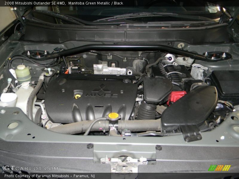 Manitoba Green Metallic / Black 2008 Mitsubishi Outlander SE 4WD