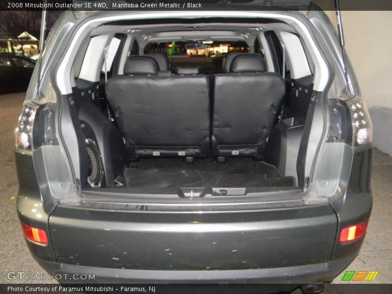 Manitoba Green Metallic / Black 2008 Mitsubishi Outlander SE 4WD