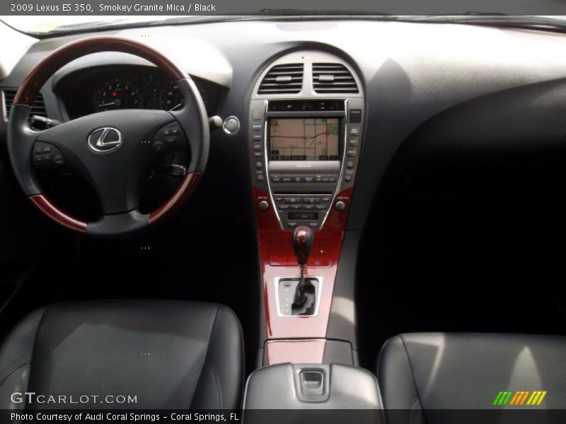 Smokey Granite Mica / Black 2009 Lexus ES 350