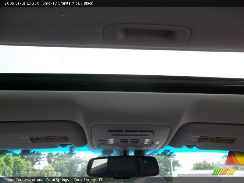 Smokey Granite Mica / Black 2009 Lexus ES 350