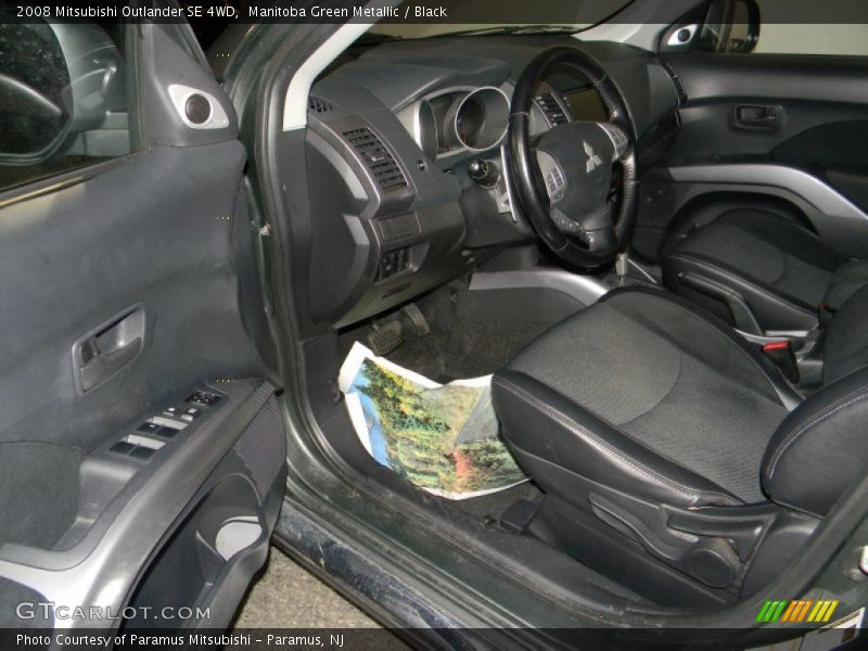 Manitoba Green Metallic / Black 2008 Mitsubishi Outlander SE 4WD