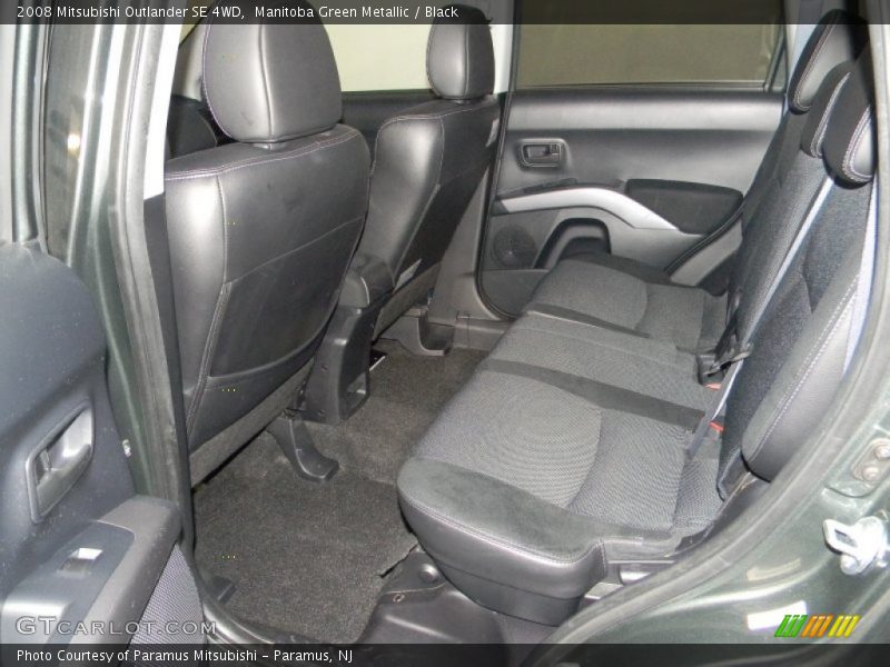 Manitoba Green Metallic / Black 2008 Mitsubishi Outlander SE 4WD