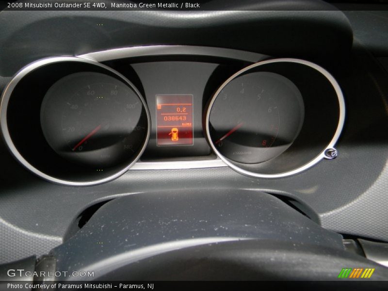 Manitoba Green Metallic / Black 2008 Mitsubishi Outlander SE 4WD