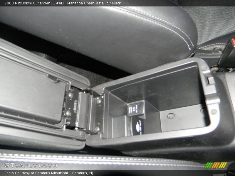 Manitoba Green Metallic / Black 2008 Mitsubishi Outlander SE 4WD