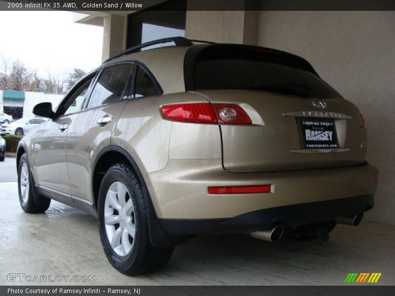 Golden Sand / Willow 2005 Infiniti FX 35 AWD