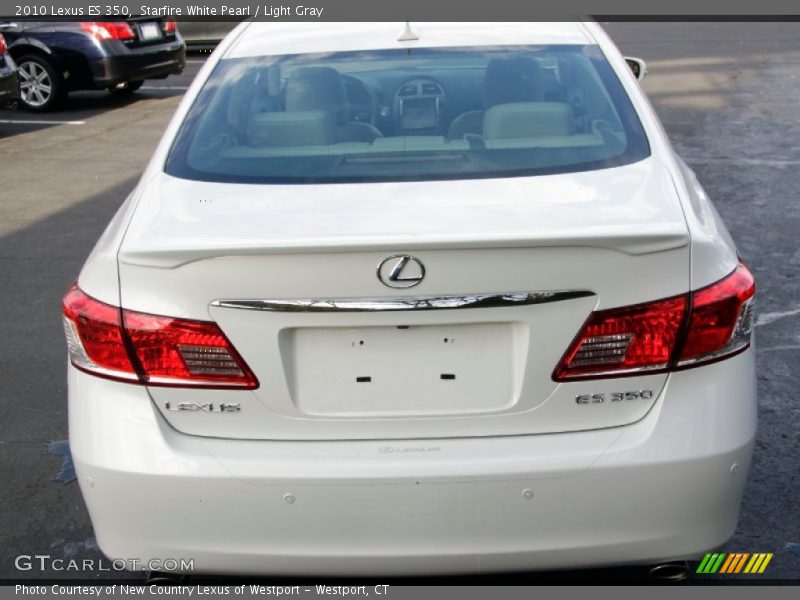 Starfire White Pearl / Light Gray 2010 Lexus ES 350