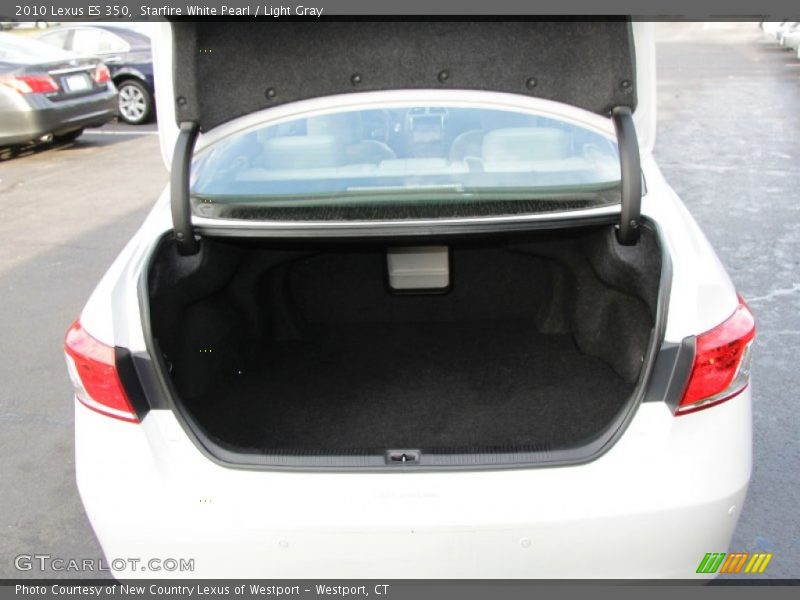 Starfire White Pearl / Light Gray 2010 Lexus ES 350