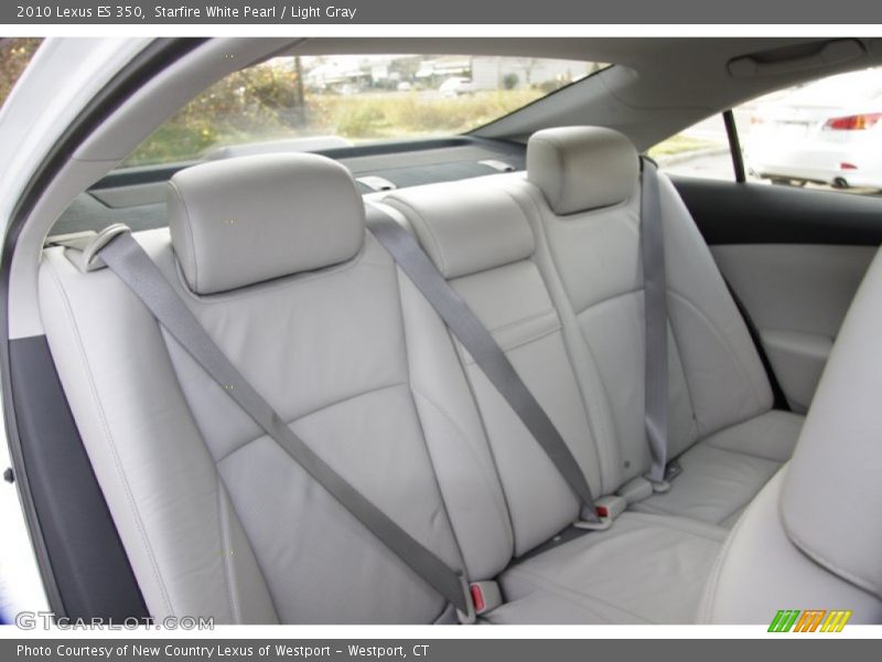 Starfire White Pearl / Light Gray 2010 Lexus ES 350