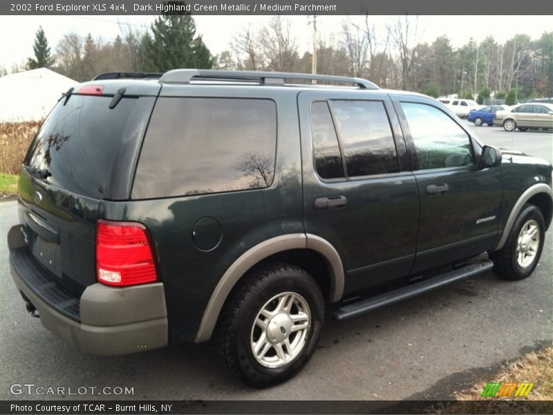 Dark Highland Green Metallic / Medium Parchment 2002 Ford Explorer XLS 4x4