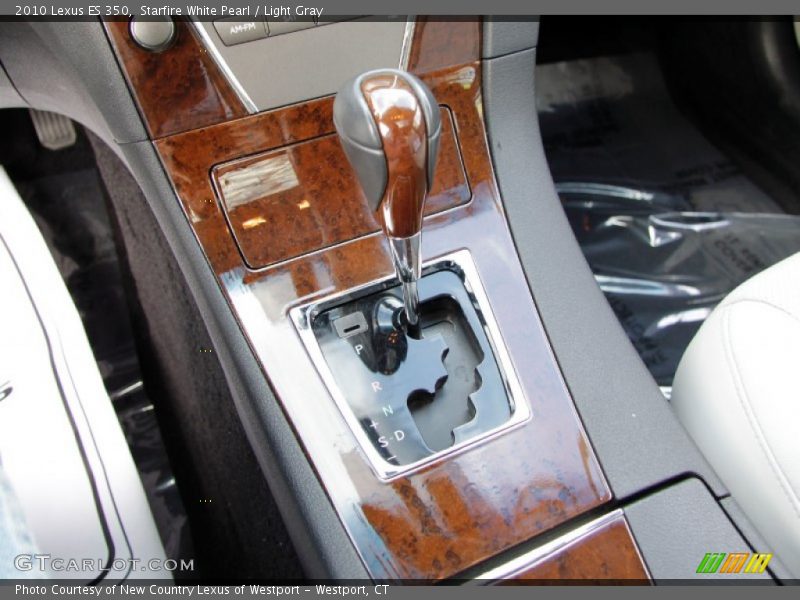 Starfire White Pearl / Light Gray 2010 Lexus ES 350