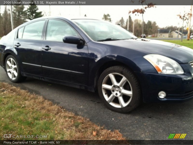 Majestic Blue Metallic / Frost 2006 Nissan Maxima 3.5 SE