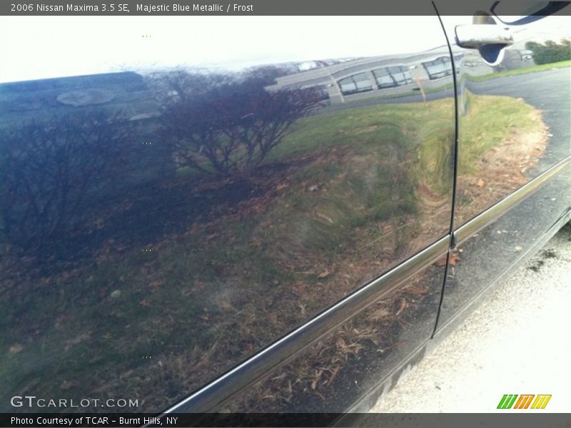 Majestic Blue Metallic / Frost 2006 Nissan Maxima 3.5 SE