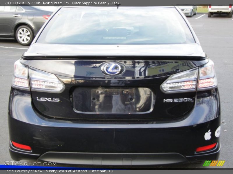 Black Sapphire Pearl / Black 2010 Lexus HS 250h Hybrid Premium