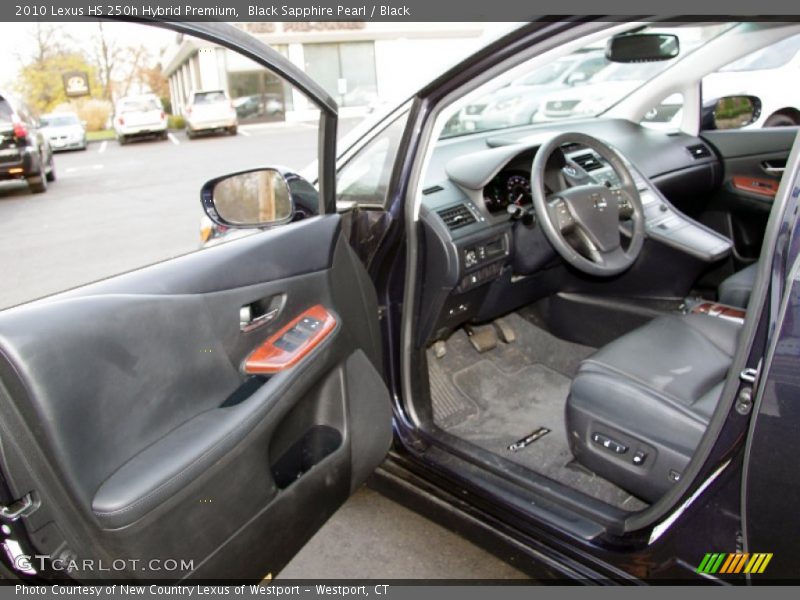  2010 HS 250h Hybrid Premium Black Interior