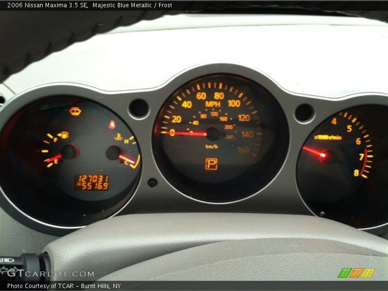 Majestic Blue Metallic / Frost 2006 Nissan Maxima 3.5 SE