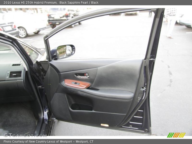Black Sapphire Pearl / Black 2010 Lexus HS 250h Hybrid Premium