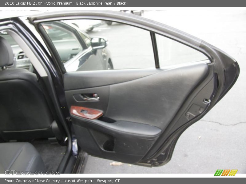 Black Sapphire Pearl / Black 2010 Lexus HS 250h Hybrid Premium