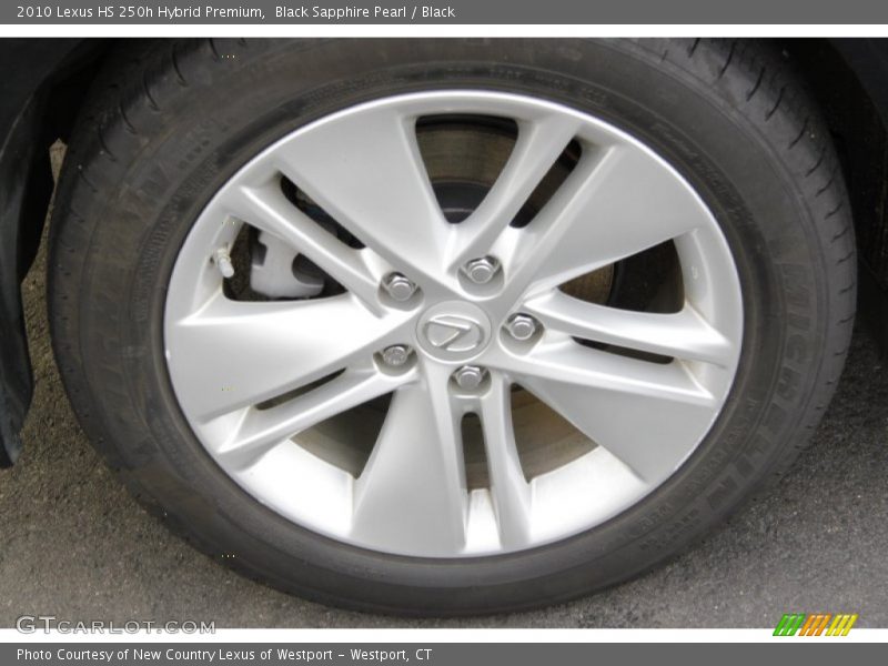 Black Sapphire Pearl / Black 2010 Lexus HS 250h Hybrid Premium