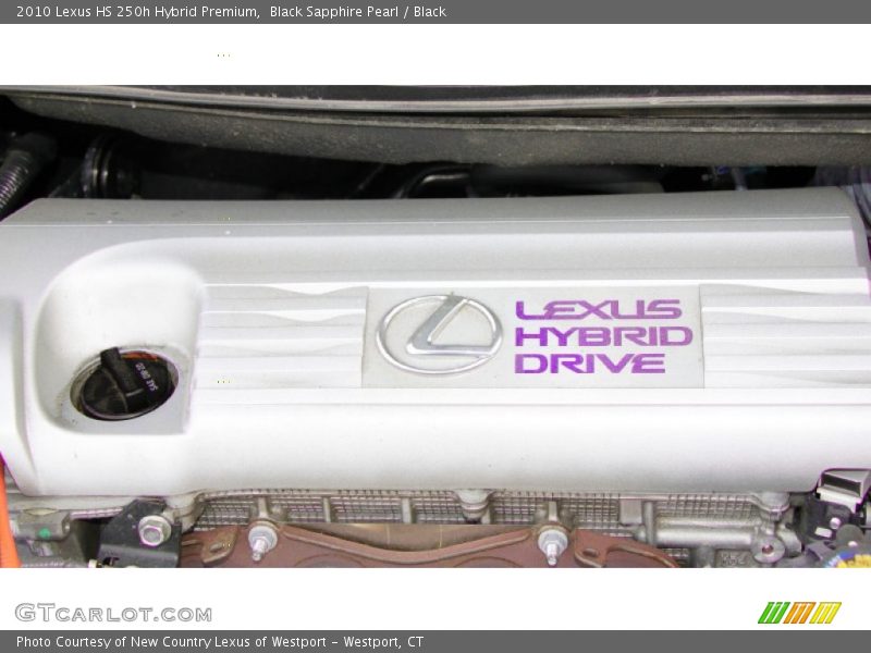  2010 HS 250h Hybrid Premium Engine - 2.4 Liter DOHC 16-Valve VVT-i Atkinson Cycle 4 Cylinder Gasoline/Electric Hybrid