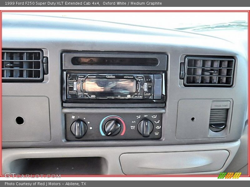 Oxford White / Medium Graphite 1999 Ford F250 Super Duty XLT Extended Cab 4x4