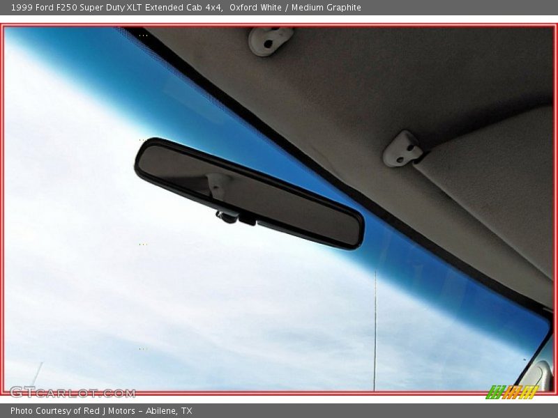 Oxford White / Medium Graphite 1999 Ford F250 Super Duty XLT Extended Cab 4x4