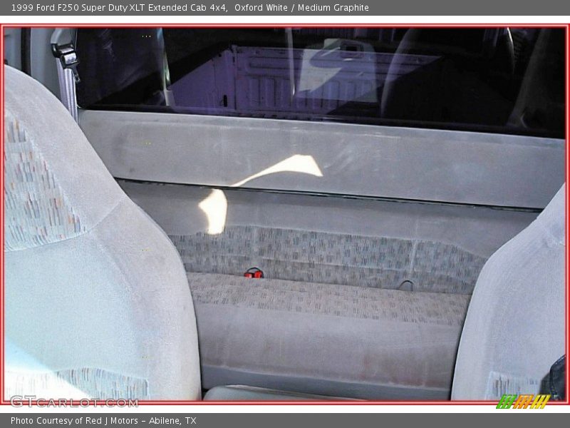 Oxford White / Medium Graphite 1999 Ford F250 Super Duty XLT Extended Cab 4x4