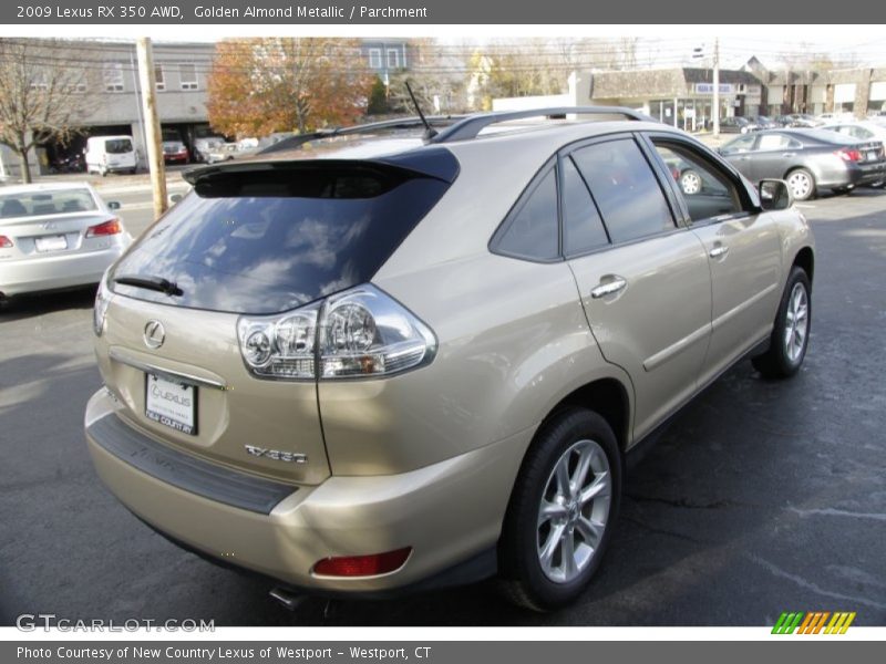 Golden Almond Metallic / Parchment 2009 Lexus RX 350 AWD