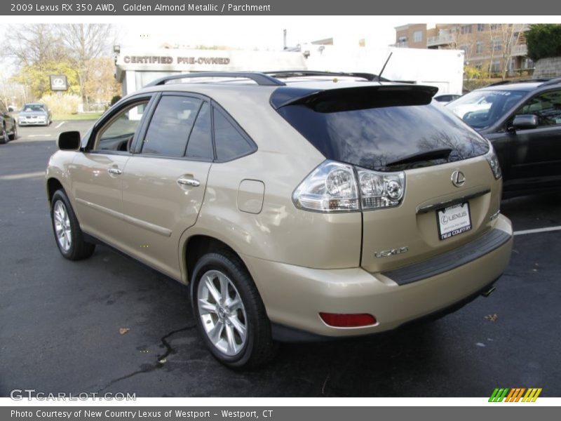 Golden Almond Metallic / Parchment 2009 Lexus RX 350 AWD