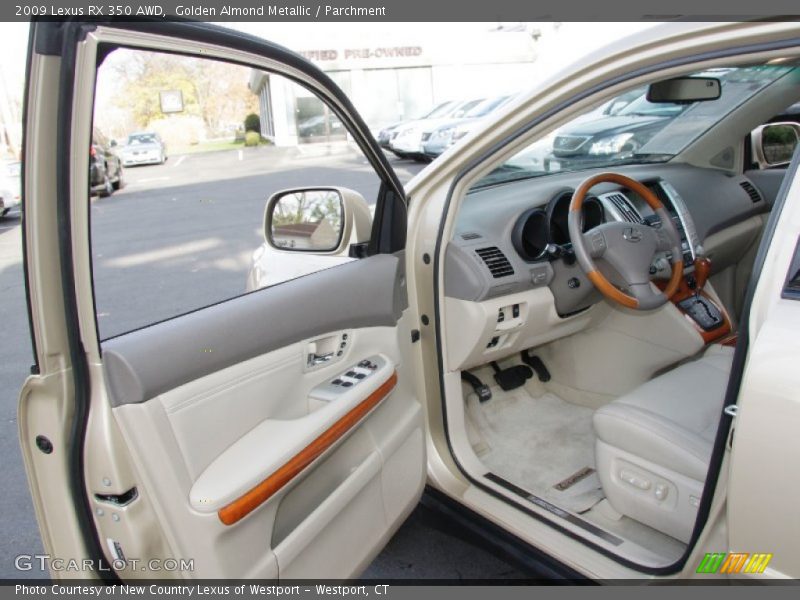 Golden Almond Metallic / Parchment 2009 Lexus RX 350 AWD
