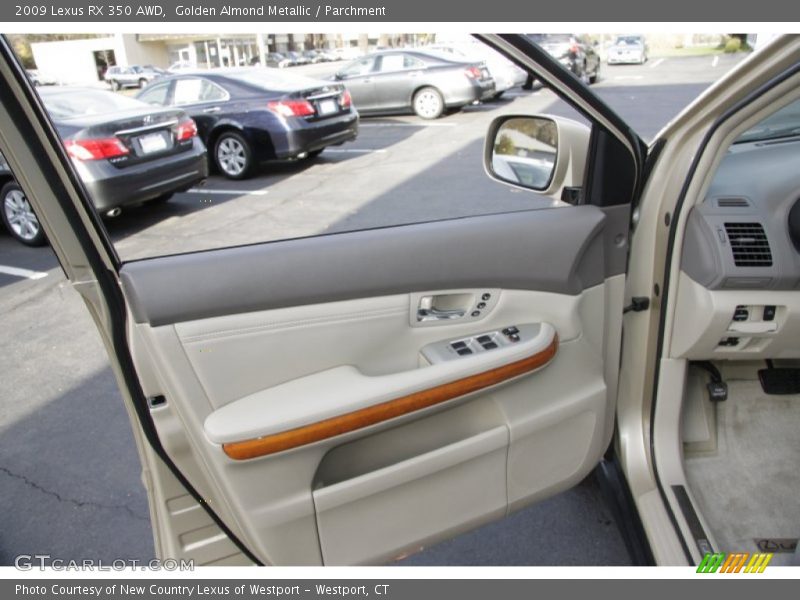 Golden Almond Metallic / Parchment 2009 Lexus RX 350 AWD