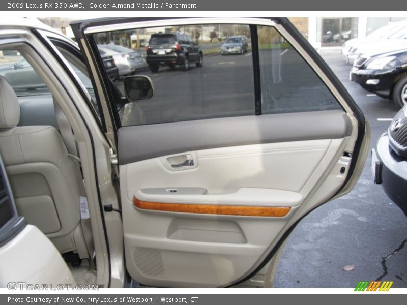 Golden Almond Metallic / Parchment 2009 Lexus RX 350 AWD