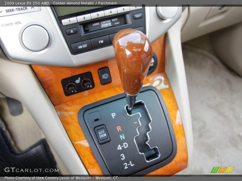 Golden Almond Metallic / Parchment 2009 Lexus RX 350 AWD