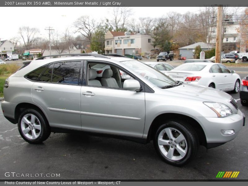Millennium Silver Metallic / Light Gray 2007 Lexus RX 350 AWD