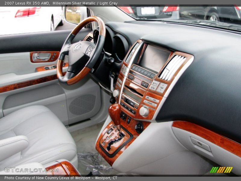 Millennium Silver Metallic / Light Gray 2007 Lexus RX 350 AWD