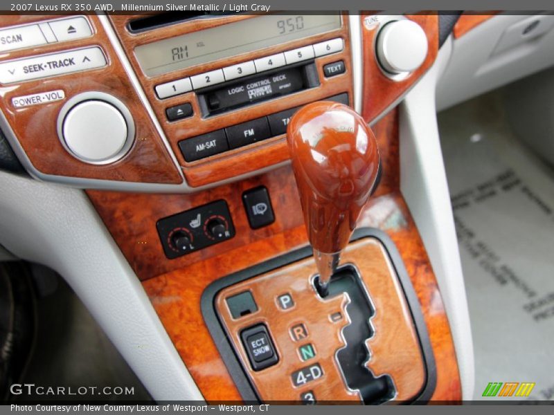 Millennium Silver Metallic / Light Gray 2007 Lexus RX 350 AWD