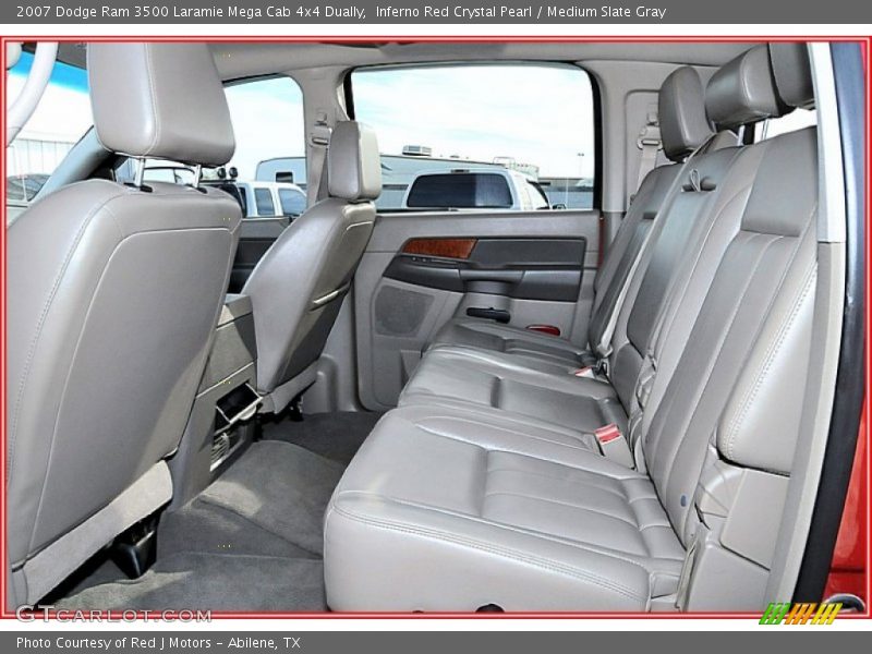  2007 Ram 3500 Laramie Mega Cab 4x4 Dually Medium Slate Gray Interior