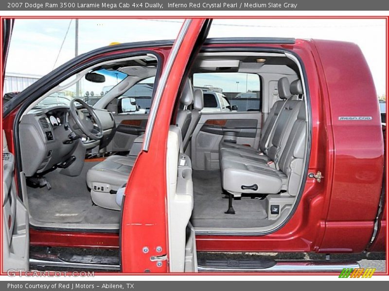  2007 Ram 3500 Laramie Mega Cab 4x4 Dually Medium Slate Gray Interior