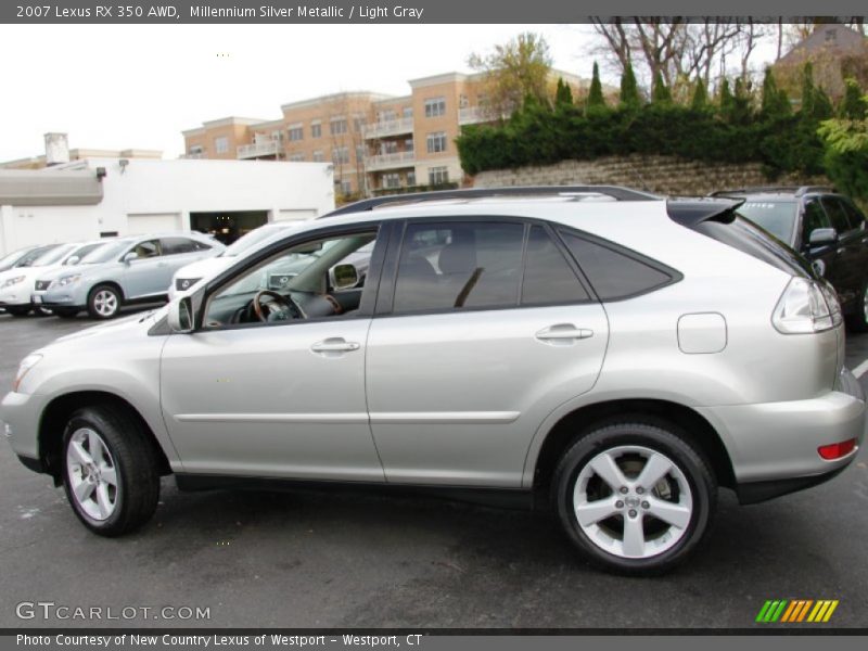 Millennium Silver Metallic / Light Gray 2007 Lexus RX 350 AWD