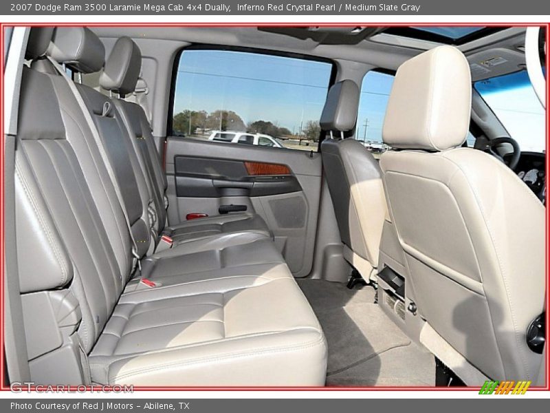  2007 Ram 3500 Laramie Mega Cab 4x4 Dually Medium Slate Gray Interior
