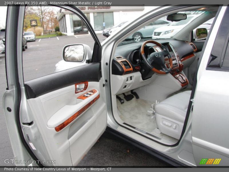 Millennium Silver Metallic / Light Gray 2007 Lexus RX 350 AWD