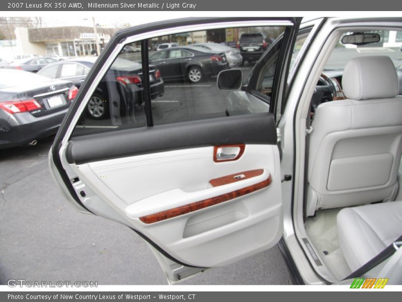 Millennium Silver Metallic / Light Gray 2007 Lexus RX 350 AWD