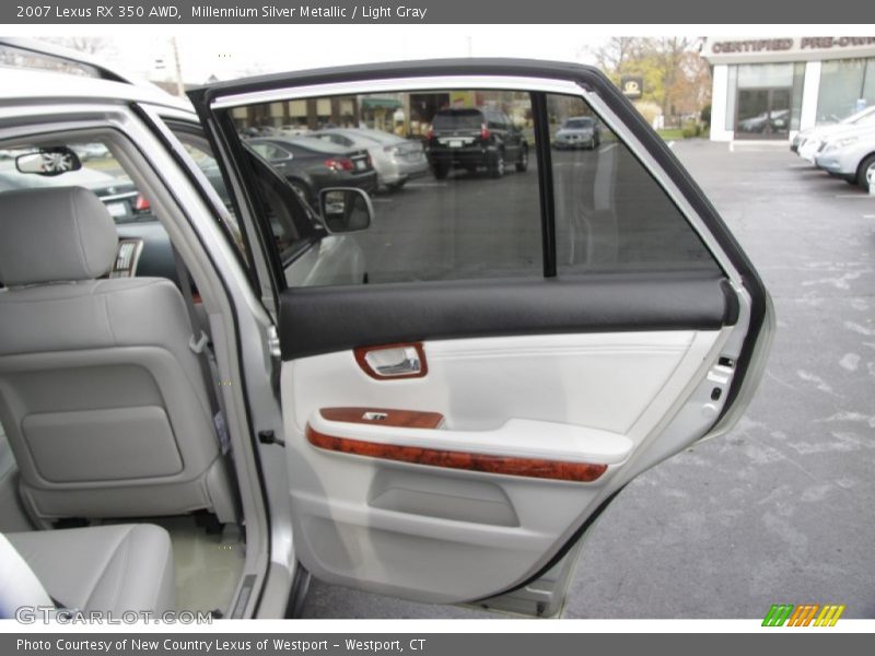 Millennium Silver Metallic / Light Gray 2007 Lexus RX 350 AWD