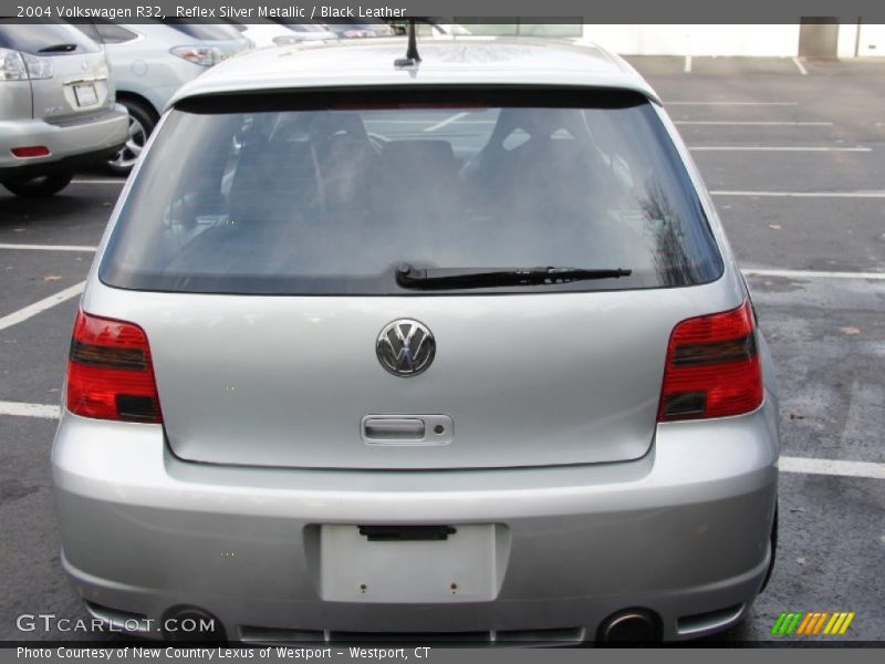 Reflex Silver Metallic / Black Leather 2004 Volkswagen R32