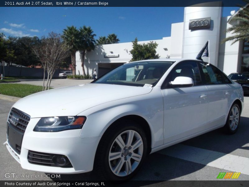 Ibis White / Cardamom Beige 2011 Audi A4 2.0T Sedan