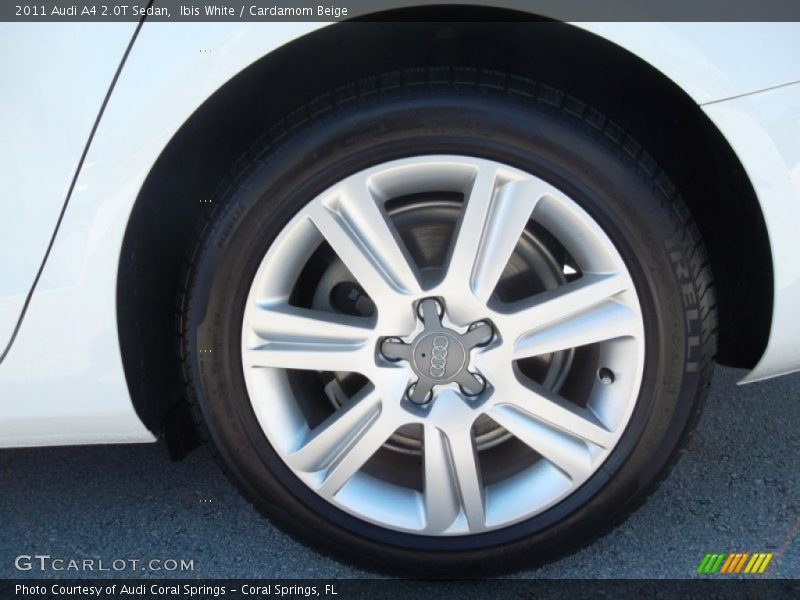 Ibis White / Cardamom Beige 2011 Audi A4 2.0T Sedan