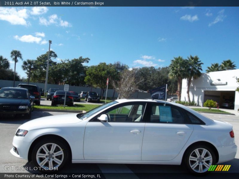 Ibis White / Cardamom Beige 2011 Audi A4 2.0T Sedan