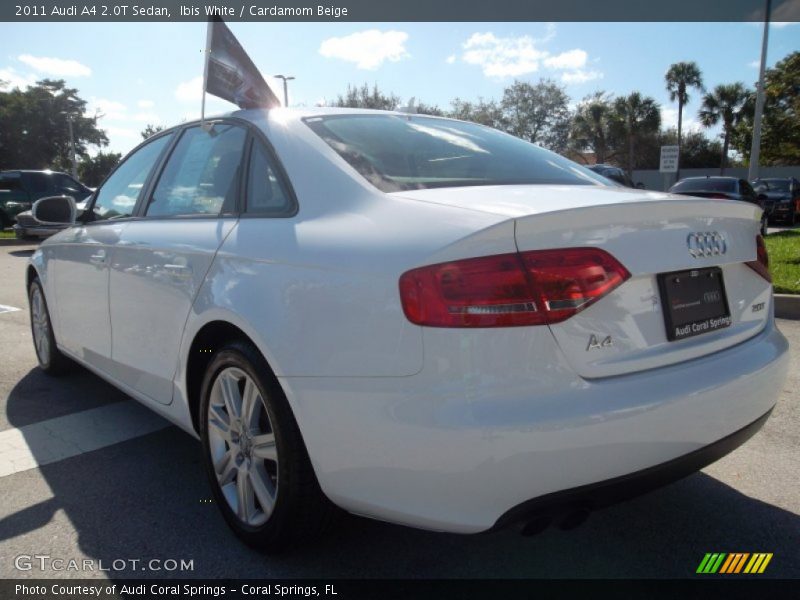 Ibis White / Cardamom Beige 2011 Audi A4 2.0T Sedan