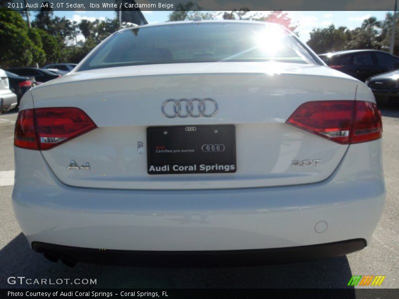 Ibis White / Cardamom Beige 2011 Audi A4 2.0T Sedan