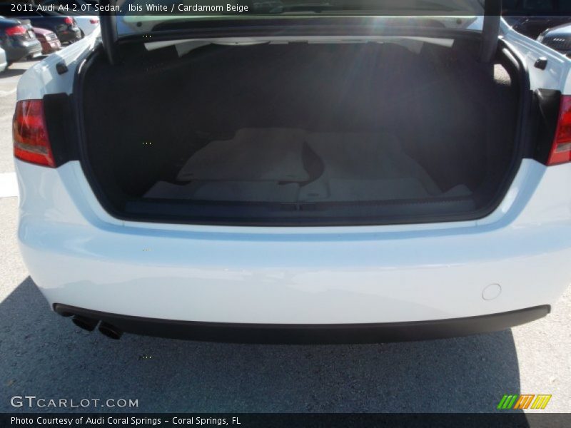 Ibis White / Cardamom Beige 2011 Audi A4 2.0T Sedan