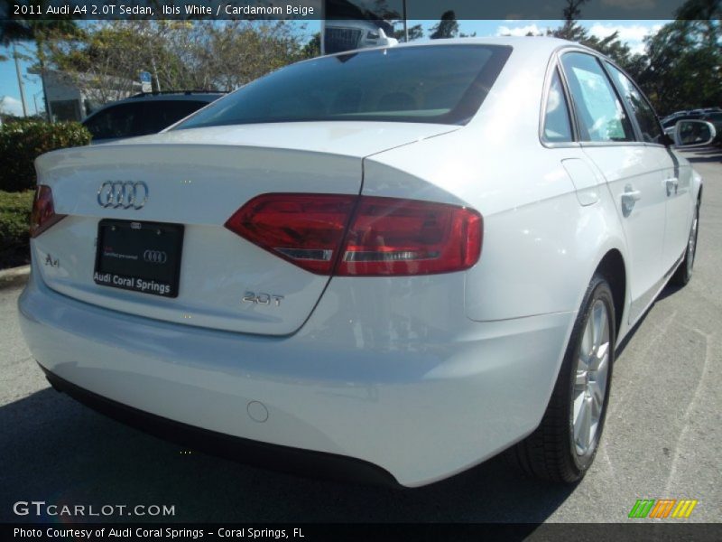 Ibis White / Cardamom Beige 2011 Audi A4 2.0T Sedan